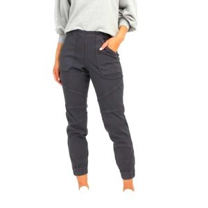 SPANX stretch twill washed cargo pants black - NWOT